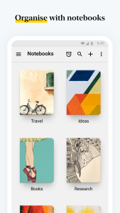 اسکرین شات 5 برنامه Notebook – Notes, Tasks, Lists