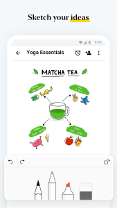 اسکرین شات 4 برنامه Notebook – Notes, Tasks, Lists