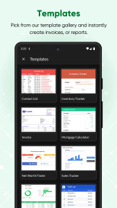 اسکرین شات 3 برنامه Zoho Sheet: Spreadsheet App