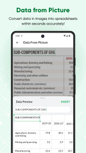 اسکرین شات 4 برنامه Zoho Sheet: Spreadsheet App