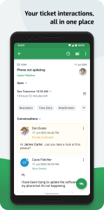 اسکرین شات 4 برنامه Zoho Desk