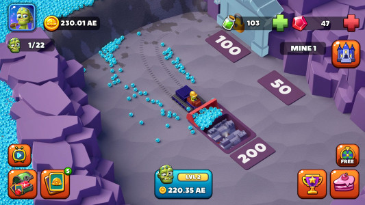 اسکرین شات 5 بازی Idle Zombie Miner: Gold Tycoon