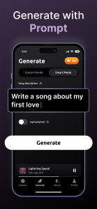 اسکرین شات 2 برنامه Zona: AI Song Maker & Creator