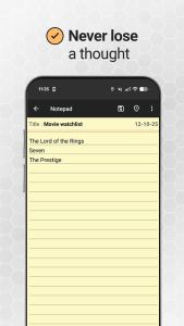 اسکرین شات 2 برنامه Notepad – Notes and To Do List