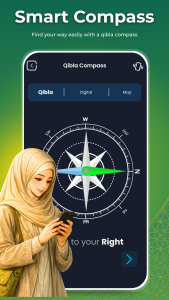 اسکرین شات 6 برنامه Qibla Direction Prayer Times