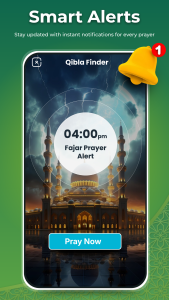 اسکرین شات 3 برنامه Qibla Direction Prayer Times