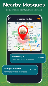 اسکرین شات 5 برنامه Qibla Direction Prayer Times