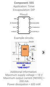 اسکرین شات 5 برنامه Electronic Component Pinouts