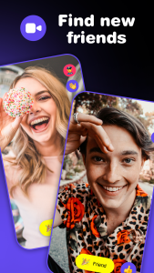 اسکرین شات 3 برنامه Monkey - make new friends