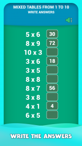 اسکرین شات 5 برنامه Multiplication games, multiply