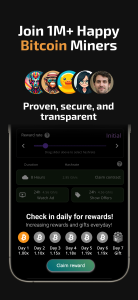 اسکرین شات 3 برنامه Bitcoin Mining (Crypto Miner)