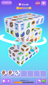 اسکرین شات 3 بازی Cube 3D Master - Triple Match