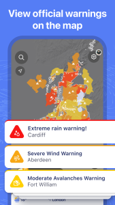 اسکرین شات 2 برنامه Ventusky: Weather Forecast