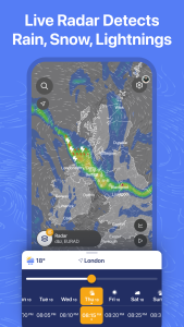 اسکرین شات 1 برنامه Ventusky: Weather Forecast