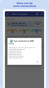 اسکرین شات 5 برنامه Files To Computer, PC or NAS