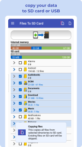 اسکرین شات 5 برنامه Move Files to SD Card & USB