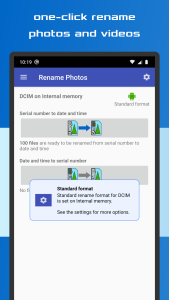 اسکرین شات 1 برنامه Rename Photos