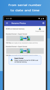 اسکرین شات 3 برنامه Rename Photos