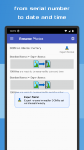 اسکرین شات 3 برنامه Rename Photos