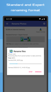 اسکرین شات 4 برنامه Rename Photos