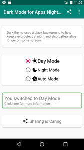 اسکرین شات 6 برنامه Dark Mode for Apps Night Theme
