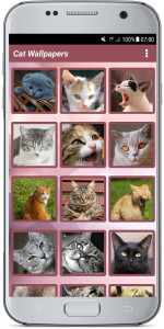 اسکرین شات 1 برنامه CUTE CAT WALLPAPERS