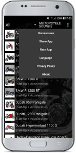 اسکرین شات 8 برنامه BIKE & MOTORCYCLE SOUNDS