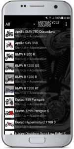 اسکرین شات 1 برنامه BIKE & MOTORCYCLE SOUNDS