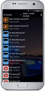 اسکرین شات 1 برنامه SIREN + HORN SOUNDS