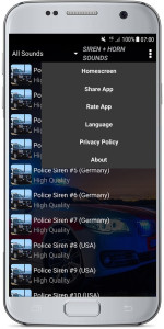 اسکرین شات 8 برنامه SIREN + HORN SOUNDS
