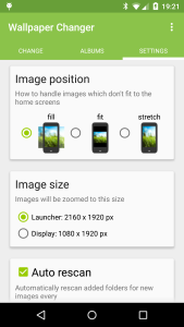 اسکرین شات 5 برنامه Wallpaper Changer