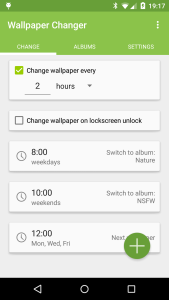 اسکرین شات 1 برنامه Wallpaper Changer