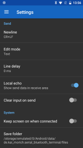 اسکرین شات 8 برنامه Serial Bluetooth Terminal