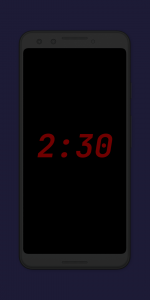 اسکرین شات 3 برنامه Night Clock (Digital Clock)