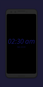 اسکرین شات 7 برنامه Night Clock (Digital Clock)