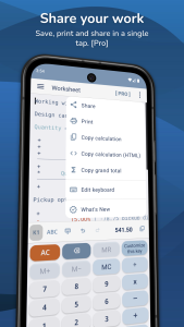 اسکرین شات 8 برنامه CalcTape Calculator with Tape