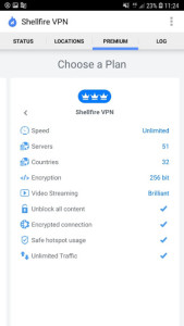 اسکرین شات 4 برنامه Shellfire VPN