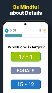 اسکرین شات 4 بازی Math Games for the Brain