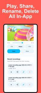 اسکرین شات 4 برنامه Screen Recording App