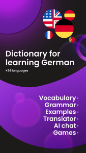 اسکرین شات 1 برنامه German Dictionary for Learners