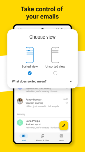 اسکرین شات 2 برنامه WEB.DE Mail & Cloud