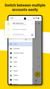 اسکرین شات 4 برنامه WEB.DE Mail & Cloud