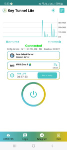 اسکرین شات 1 برنامه Key Tunnel Lite