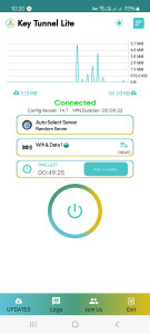 اسکرین شات 1 برنامه Key Tunnel Lite