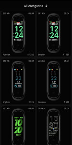 اسکرین شات 2 برنامه Mi Band 5 WatchFaces