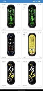 اسکرین شات 2 برنامه Mi Band 6 WatchFaces
