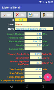 اسکرین شات 8 برنامه Material Properties