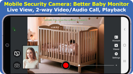 اسکرین شات 4 برنامه Mobile Security Camera (FTP)
