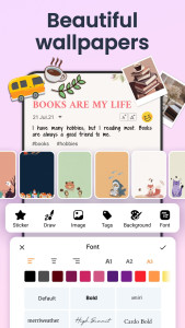 اسکرین شات 2 برنامه My Diary - journal diary