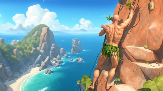 اسکرین شات 1 بازی Super Rock Climber Game